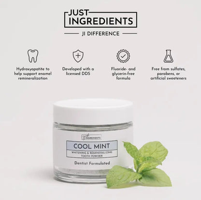 🔥Hot Sale 🔥Whitening Remineralizing Tooth Powder (Mint)