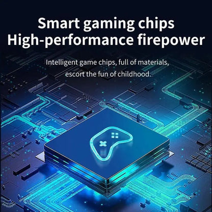 🔥Hot Sale 50% OFF🔥-🎮 Mass Games Retro Game Console 20,000+ Games | 19 Emulators | 4K Output | 2 Wireless Controllers | 64GB SD Card