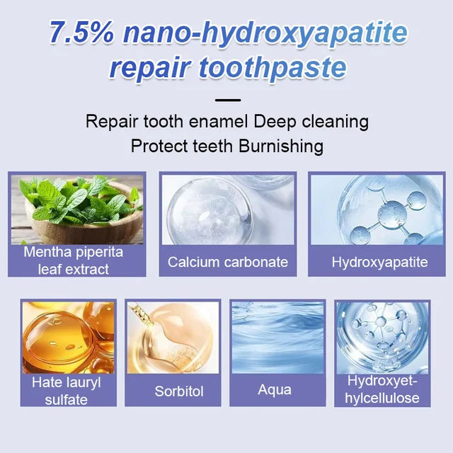 🔥Limited Time Discount 🔥7.5% Nano-Hydroxyapatite Restorative Toothpaste