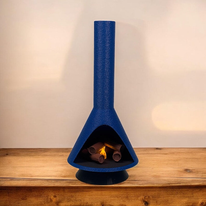 🔥Hot Sale 🔥 Miniature Mid-Century Modern-style LED Fireplace