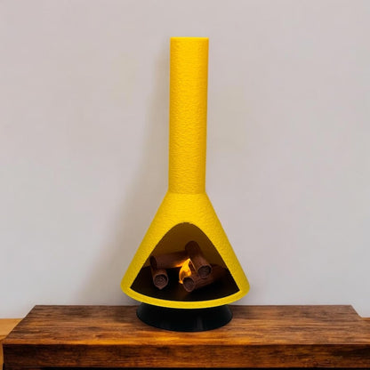 🔥Hot Sale 🔥 Miniature Mid-Century Modern-style LED Fireplace