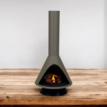 🔥Hot Sale 🔥 Miniature Mid-Century Modern-style LED Fireplace