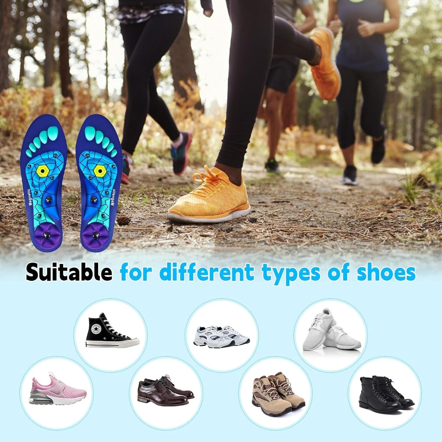 🏆Flash Sale⚡ 50K+ SOLD! Almost Gone-💥Plantar Fasciitis High Arch Shock Absorbing Insoles