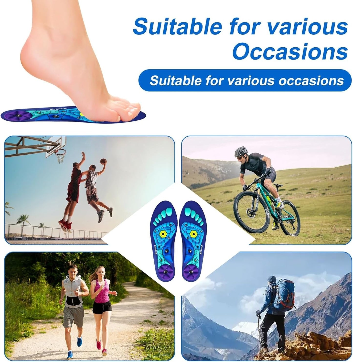 🏆Flash Sale⚡ 50K+ SOLD! Almost Gone-💥Plantar Fasciitis High Arch Shock Absorbing Insoles