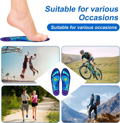 🏆Flash Sale⚡ 50K+ SOLD! Almost Gone-💥Plantar Fasciitis High Arch Shock Absorbing Insoles