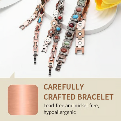 🔥Hot Sale 50% OFF🔥Magnetic Copper Bracelet – Pure Solid Copper with 3800 Gauss Powerful Magnets