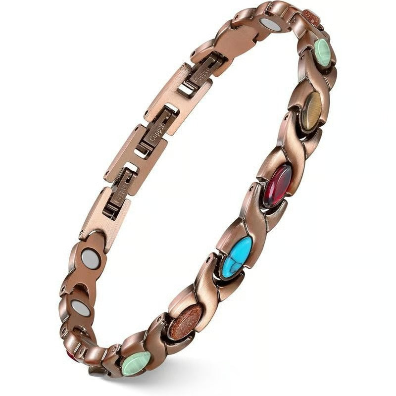 🔥Hot Sale 50% OFF🔥Magnetic Copper Bracelet – Pure Solid Copper with 3800 Gauss Powerful Magnets