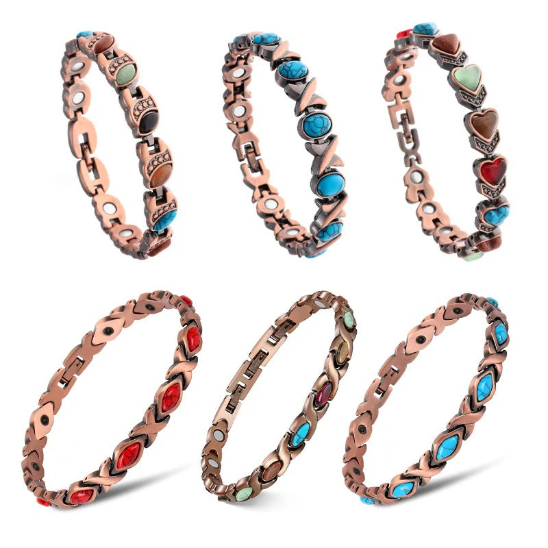 🔥Hot Sale 50% OFF🔥Magnetic Copper Bracelet – Pure Solid Copper with 3800 Gauss Powerful Magnets