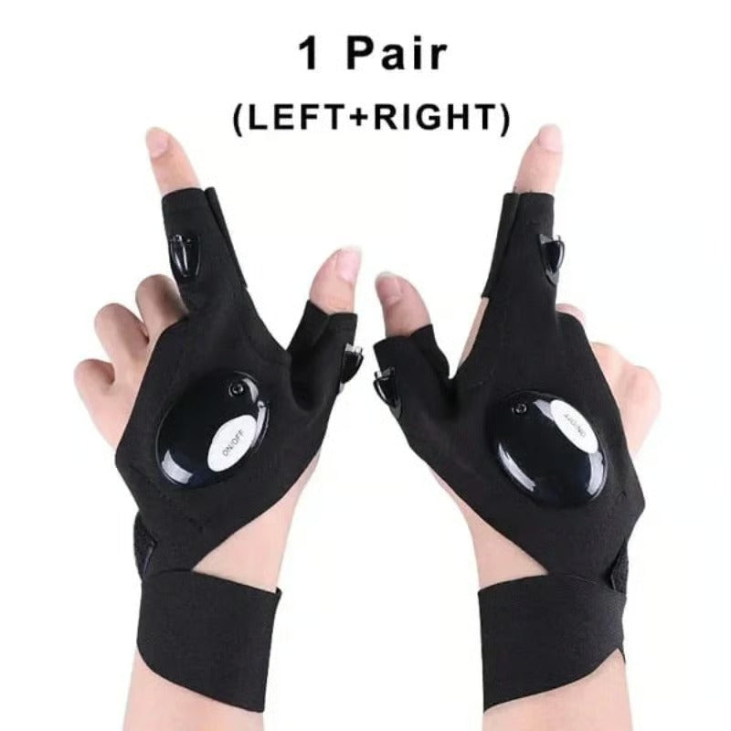 🔥Hot Sale 50% OFF🔥Hands-Free LED Half Finger Gloves