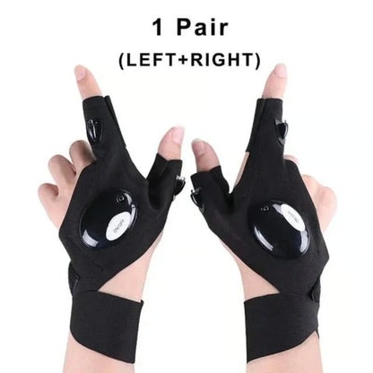 🔥Hot Sale 50% OFF🔥Hands-Free LED Half Finger Gloves