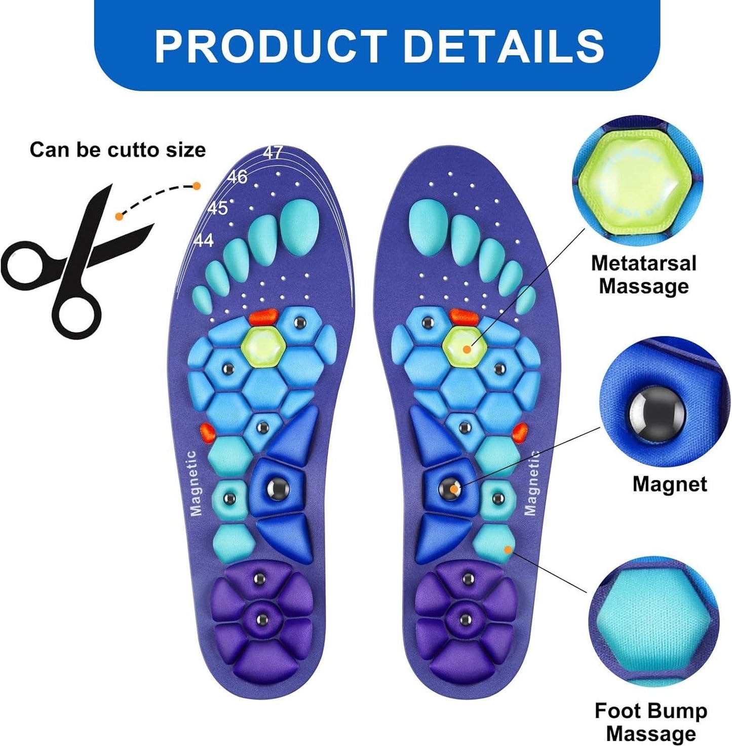 🏆Flash Sale⚡ 50K+ SOLD! Almost Gone-💥Plantar Fasciitis High Arch Shock Absorbing Insoles