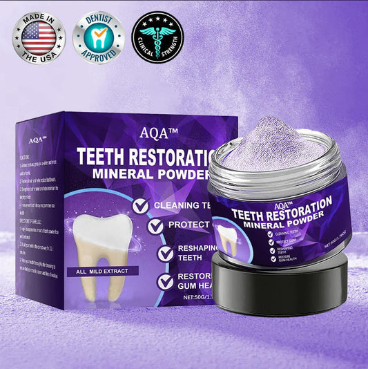 💎AQA™ Teeth Restoration Mineral Powder🦷(ADA recommended) (🎁Flash Sale - Don’t Miss Out)