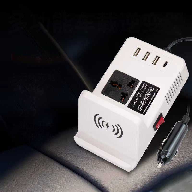 200W Power Inverters for Vehicles 12V/14V to 110V Car Inverter Converter